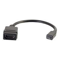 C2G - Micro HDMI (Male) to HDMI (Female) Adapter - Black